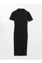 Nevavm Polo Neck Bodycon Dress with a Difference - 6
