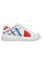 Women's Vegan Leather White Sneakers - Crash of Neuron Design - 4