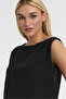 Women's Blouse - Muslin Trimmed Zero Sleeve - Crop - 1040 - 4