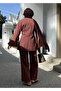Tile 100% Cotton Jacket Pants Suit - 8645 - 5