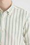 Regular Fit Striped Cotton Long Sleeve Shirt C4371AX24SP - 5