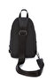 Unisex Black Shoulder Bag Waterproof Canvas Fabric Body Bag Double Sided Crossbody Messenger Bag - 7