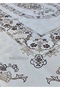 مفرش طاولة من القماش المشمع PVC مستطيل الشكل مزود بحواف مبطنة ومضاد للانزلاق مقاس 120 × 155 سم - 3
