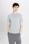 Slim Fit Polo Neck Polo T-Shirt Y5369AZ24SM - 3