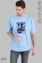 Unisex Crew Neck Nasa Mickey Mouse Printed Cotton Oversize Short Sleeve T-Shirt - 2