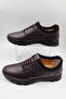 Men's Brown Orthopedic Inner Outer Complete Leather Ultra Comfortable Casual Shoes - 5
