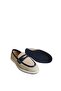 "Genuine Leather Straw Patterned Comfortable Women's Loafer Shoes – Elegance and Comfort Combined" - 2