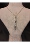 Men's Silver Color Zulfiqar Sword Necklace - Metal Tip & Metal Chain - 5