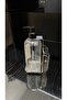 Hotel Type Single Locked Dispenser Apparatus - Stainless Steel - Shower Gel-Soap-Shampoo - 7