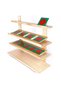 Montessori Metal Molds - Metal Fractions and Colorful Pencil Holders Stand - 3