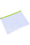 Deli E38975 A4 Expandable Zip Bag - Durable Korean PP Material, Transparent & Non-Sticky - 3
