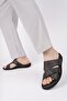 Eco Men's Daily Genuine Leather Comfortable Soft Sole Orthopedic Slippers - 6