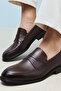 , Men's Genuine Leather Classic Shoes 1511027 Z468 Coffee - 3