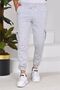 Men's Light Gray Cargo Pocket Tracksuit Bottom Slim Fit - 2