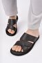 Eco Men's Daily Genuine Leather Comfortable Soft Sole Orthopedic Slippers - 5