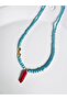 Turquoise Natural Stone Pepper Necklace 43 cm - 4