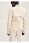 Cotton and Linen Blend Blazer Jacket - 4