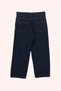 Baby Boy Washable Navy Blue Jeans with Elastic Waist - 3