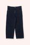 Baby Boy Washable Navy Blue Jeans with Elastic Waist
