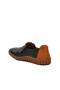 Black Genuine Leather Women's Casual Shoes 2010725 Y Z - 4