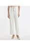 White Solid Women Pants - 2