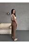 Women's High Waist Elastic and Laced Carrot Cut Fabric Trousers - 8