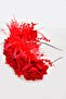 Glass Beaded Rose Feather Princess Bridal Henna Crown - 4