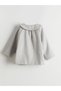 Lcw Kids Gray Baby Collar Stamp Girl's Coat - 2