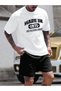 Made In 1971 T-Shirt Shorts - White Black Bottom Top Team Shorts T-Shirt Combo Printed Crew Neck