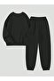 سويت شيرت God Got Me Sweatpants Jogger - طقم رياضي من الأسفل مطبوع باللون الأسود برقبة دائرية - 2