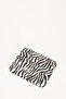 Women's Zebra Printed Faux Leather Card Holder B8165Axns - 4