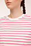 Wb Strp Cneck 11Gf604 4Fx Pink Women's Short Sleeve T-Shirt - 4