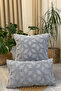 Special Design Punch Pillow Cover - Bohemian Style - 43X43 cm / Soft Textured Fabric - 3