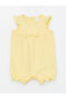 Crew Neck Short Sleeve Baby Girl Romper