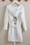 4 Layer Muslin Bathrobe - Young Series - Girl with Flowers on Hair