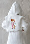 4 Layer Muslin Bathrobe - Young Series - Girl in Pink Pajamas - 4