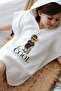 4 Layer Muslin Poncho - Pure Baby Series - Skateboard Teddy - 2