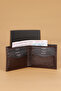 2368 Orange 24 Carat Six Men's Wallet Genuine Leather Card Holder - 3