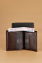 2016 Men's Wallet Orange Snowy Stone Correct Leather Card Holder - 3