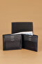 3234 Genuine Leather Men's Wallet Card Holder Analine Navy Blue - 3