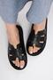 Ramona Black Color Women's Slippers