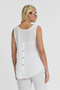Women's Strappy Blouse - Muslin Sıfırkol Back Buttoned Blouse - 1110 - 5