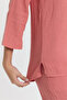 Women's Blouse - Muslin Judge Collar Long Sleeve Blouse - 1100 - 5
