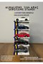 1/64 Scale Vehicles Display Stand (for 5 Cars) - Yellow Navy Blue - Cars Not Included!