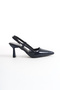 Women's Pointed Toe Thin Heel Scarf Evening Dress Classic Heels Casual Designer Shoes - 2