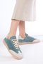 Nikita Genuine Suede Petrol Green Women's Casual Sports Shoes - 6