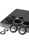 Samsung Galaxy S25 Ultra Camera Lens Protector, Metal Ring Glass Cover, HD Clear - 2