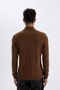 Slim Fit Slim Fit Half Turtleneck Basic Plain Knitwear Sweater R1127Az24Wn - 6