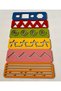Educational Wooden 6 Color Line and Shape Set |   Hand Muscle Development & Montessori Activity Toy - 2