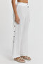Muslin Side Buttoned Trend Pants - 2100